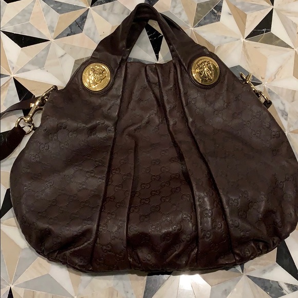 Gucci Guccussimma Embossed Hysteria Large Hobo - Picture 5 of 8
